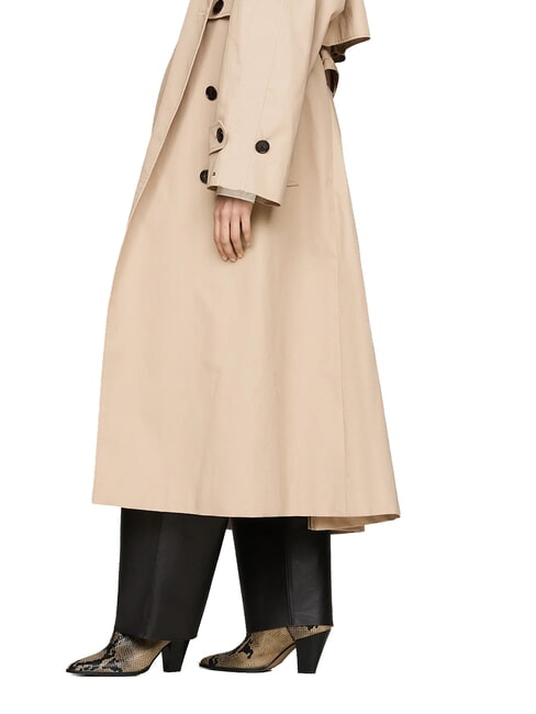 TH  Ghete texane din piele bej - Pantofi femei