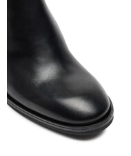 TOMMY HILFIGER TH CHAIN Ghete din piele cu lanț negru - Pantofi femei - 4