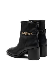 TOMMY HILFIGER TH CHAIN Ghete din piele cu lanț negru - Pantofi femei - 7