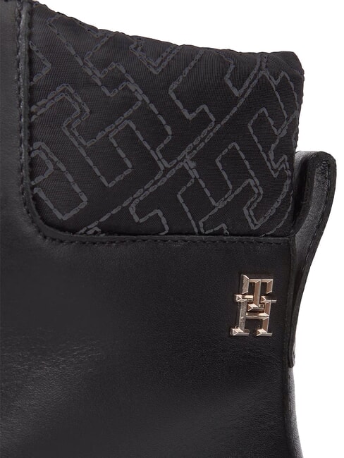 CLEATED LACE-UP Ghete cu șireturi și guler căptușit negru - Pantofi femei