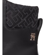 TOMMY HILFIGER CLEATED LACE-UP Ghete cu șireturi și guler căptușit negru - Pantofi femei - 4