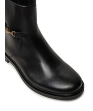 TOMMY HILFIGER TH CHAIN Ghete joase din piele cu fermoar negru - Pantofi femei - 3