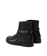 TOMMY HILFIGER TH CHAIN Ghete joase din piele cu fermoar negru - Pantofi femei - 5