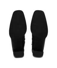 TOMMY HILFIGER PARTY LEATHER SOCK Cizme cu șosete &icirc;nalte negru - Pantofi femei - 6