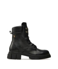TOMMY HILFIGER LACE -UP BIKE Ghete din piele cu șireturi - Pantofi femei