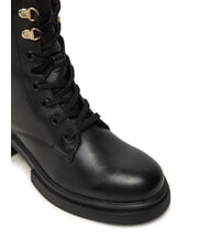 TOMMY HILFIGER LACE -UP BIKE Ghete din piele cu șireturi negru - Pantofi femei - 4