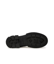 TOMMY HILFIGER LACE -UP BIKE Ghete din piele cu șireturi negru - Pantofi femei - 7