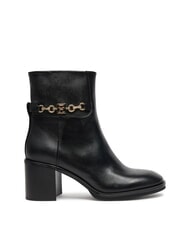 TOMMY HILFIGER TH CHAIN Ghete din piele cu lanț negru - Pantofi femei - 2