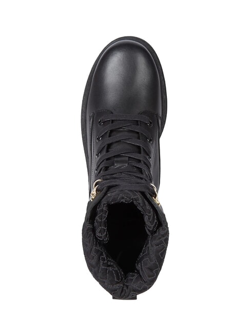 CLEATED LACE-UP Ghete cu șireturi și guler căptușit negru - Pantofi femei