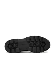TOMMY HILFIGER BICOLOR Ghete din piele cu șireturi negru - Pantofi femei - 6