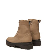 TOMMY HILFIGER BICOLOR Ghete din piele cu șireturi bej - Pantofi femei - 5