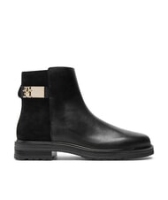 TOMMY HILFIGER TH Ghete joase din piele &icirc;ntoarsă și piele &icirc;ntoarsă negru - Pantofi femei - 2