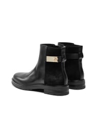 TOMMY HILFIGER TH Ghete joase din piele &icirc;ntoarsă și piele &icirc;ntoarsă negru - Pantofi femei - 5