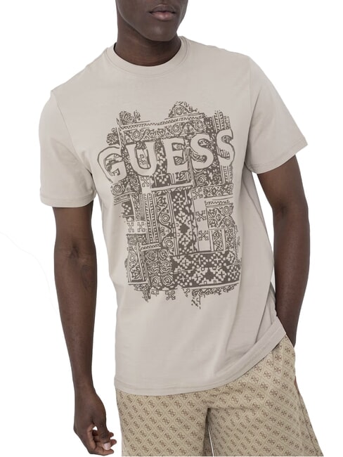 FLOCK Tricou cu m&acirc;necă scurtă, croială regulată piatra de pasadena - tricou