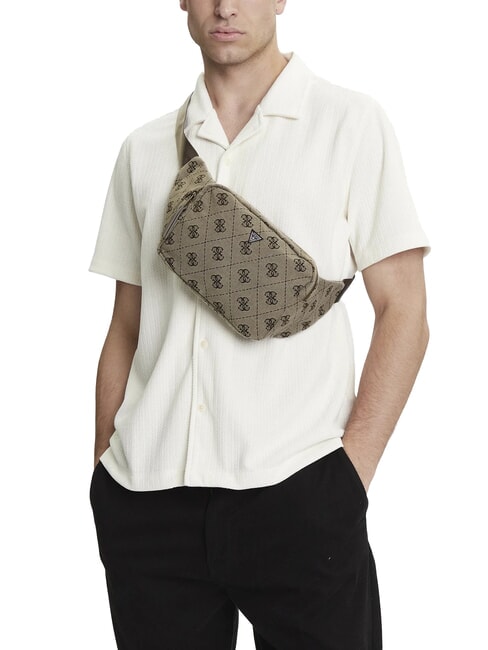 POUCH Husă din material textil combinație de logo-uri cu nisip 4g - Borsete de br&acirc;u