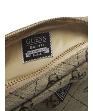GUESS POUCH Husă din material textil combinație de logo-uri cu nisip 4g - Borsete de br&acirc;u - 5