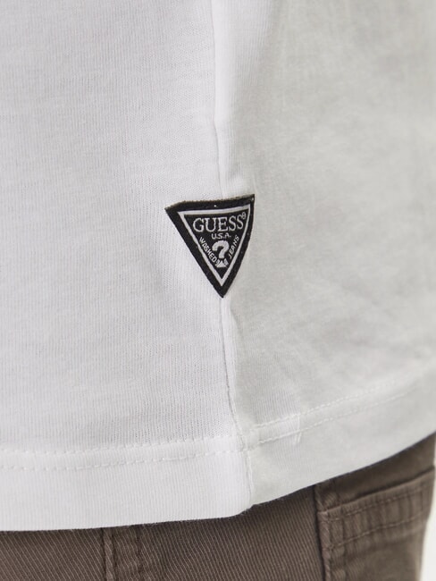 DROP SHADOW Tricou cu m&acirc;necă scurtă și imprimeu 4G alb purpuriu - tricou