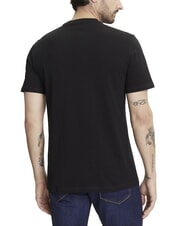 GUESS FLOCK Tricou cu m&acirc;necă scurtă, croială regulată jetbla - tricou - 2