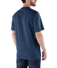 GUESS FLOCK Tricou cu m&acirc;necă scurtă, croială regulată albastru infinit - tricou - 2