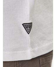 GUESS DROP SHADOW Tricou cu m&acirc;necă scurtă și imprimeu 4G alb purpuriu - tricou - 4