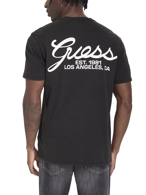 SCRIPT LOGO Tricou imprimat cu m&acirc;necă scurtă jet black multi - tricou