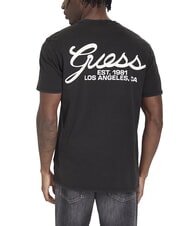 GUESS SCRIPT LOGO Tricou imprimat cu m&acirc;necă scurtă - tricou