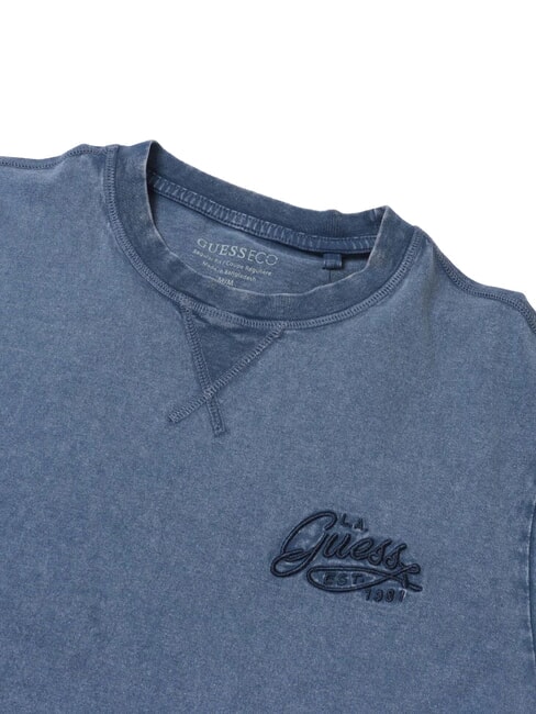 WASHED Tricou cu m&acirc;necă scurtă, croială regulată spălare cu zăpadă albastră - tricou