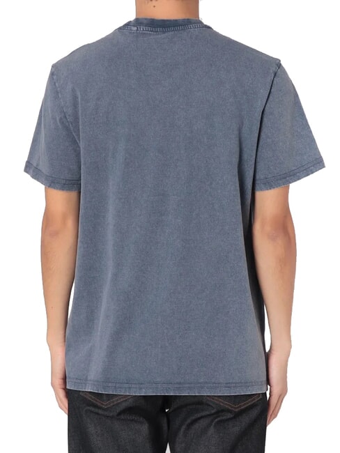 WASHED Tricou cu m&acirc;necă scurtă, croială regulată spălare cu zăpadă albastră - tricou