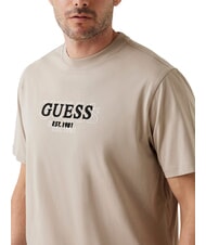 GUESS SMALL LOGO Tricou cu m&acirc;necă scurtă, croială regulată piatra de pasadena - tricou - 3