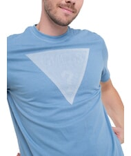 GUESS TRIANGLE LOGO Tricou cu m&acirc;necă scurtă, croială regulată Acoperiș albastru parizian - tricou - 3