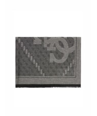 GUESS LOGO ALL OVER Eșarfă din material jacquard BLACK - Eșarfe - 2
