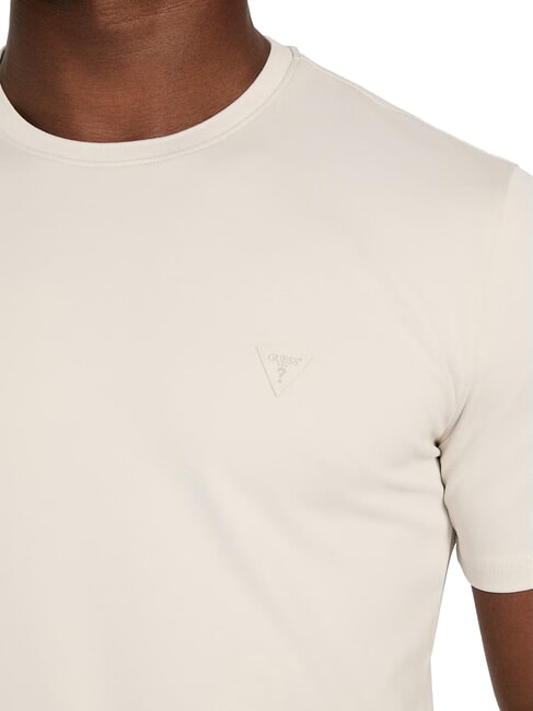TECH Tricou stretch regulat alb purpuriu - tricou