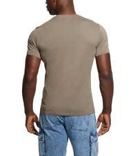 GUESS PIMA Tricou din bumbac cu logo brodat coajă de nucă - tricou - 2