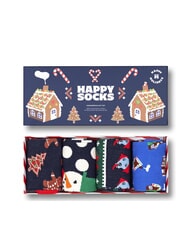 HAPPY SOCKS HOLIDAY GINGERBREAD Cutie cadou 4 perechi de șosete multicolor - Șosete pentru bărbați - 5