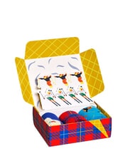 HAPPY SOCKS DOWNHILL SKIING Cutie cadou 3 perechi de șosete 6300 - Șosete de damă - 5