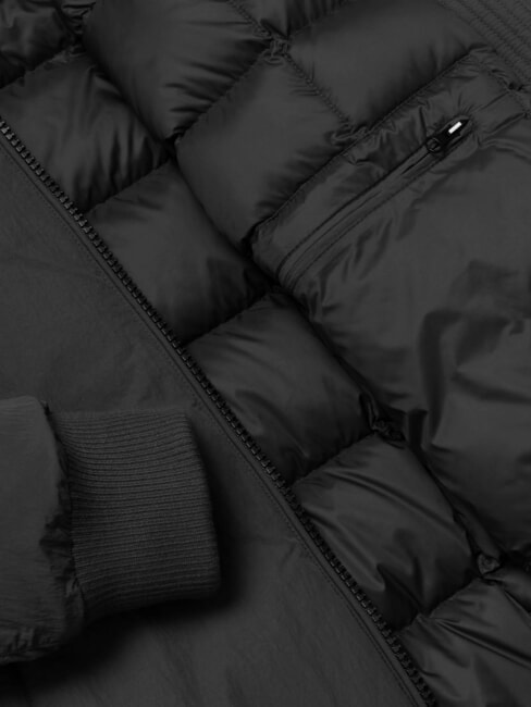 TRAVELLER Jachetă cu fermoar complet negru - Jachete pentru bărbați