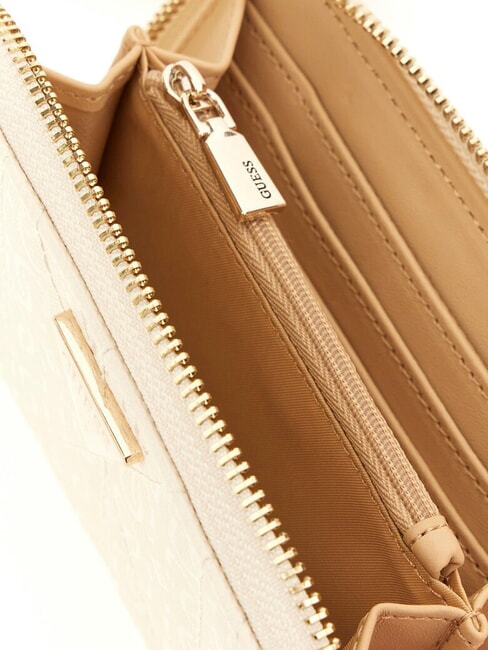 ALDINA Portofel mediu cu fermoar aproape alb - Portofele femei