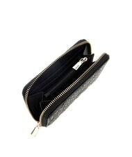 GUESS ALDINA Portofel mediu cu fermoar BLACK - Portofele femei - 2