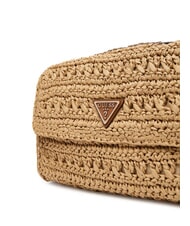 GUESS IRENE Geantă de umăr țesută, geantă crossbody natural / coniac - Genți femei - 3