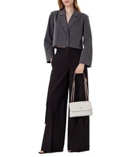 GUESS DARYNA Geantă convertibilă cu clapă aproape alb - Genți femei - 4