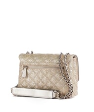 GUESS GIULLY 2 Geantă de umăr țesută, geantă crossbody aur - Genți femei - 2