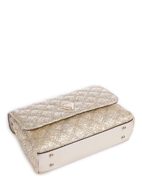 GIULLY 2 Geantă de umăr țesută, geantă crossbody aur - Genți femei