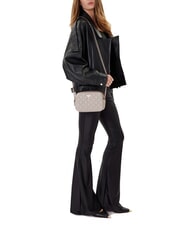 GUESS GIULLY 2 Geantă de umăr matlasată pentru cameră taupe - Genți femei - 5