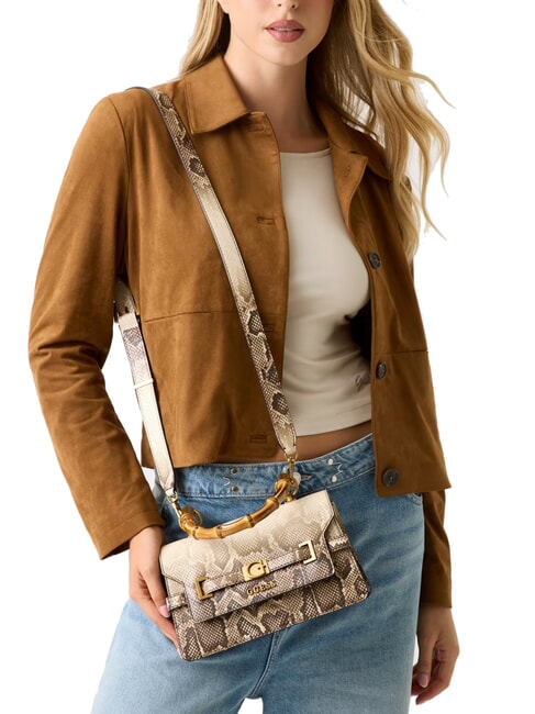 SIBEL Geantă mică cu curea de umăr lalie beauty natural - Genți femei