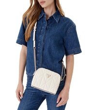 GUESS ALDINA Geantă de umăr mini aproape alb - Genți femei - 5