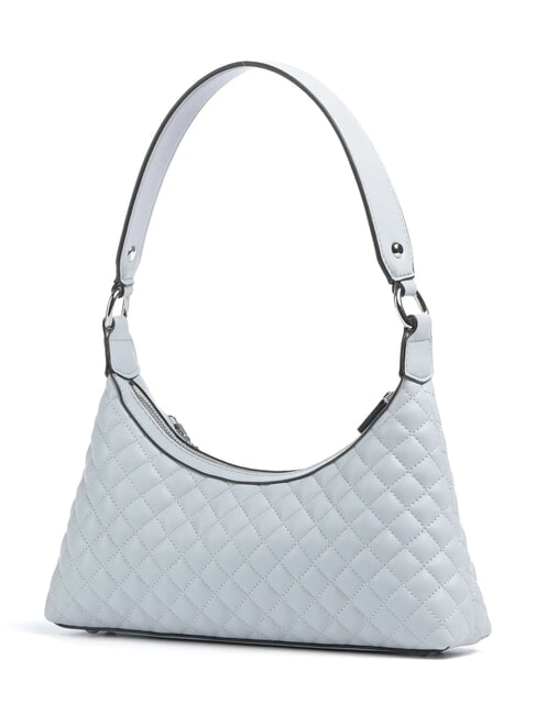 EVERLEE Geantă de umăr matlasată cu pandantive albastru cețos - Genți femei