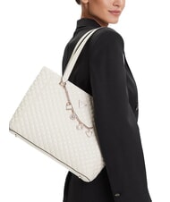 GUESS EVERLEE Geantă de umăr aproape alb - Genți femei - 5