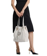 GUESS CALEBRA Geantă de umăr aproape alb - Genți femei - 4