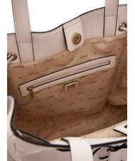 GUESS CALEBRA Geantă de umăr aproape alb - Genți femei - 5