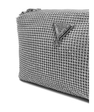 GUESS CRYSTAL Geantă de umăr cu strasuri argint - Genți femei - 3